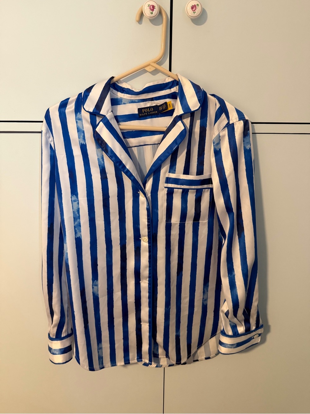 Polo Ralph Lauren Blue and White Striped Shirt